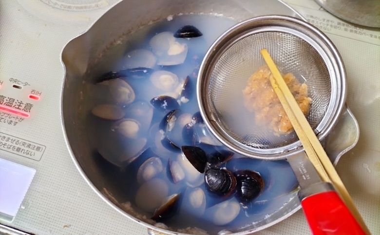 しじみの味噌汁の作り方