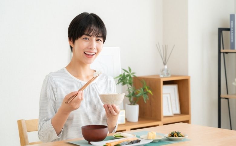 朝食にしじみ