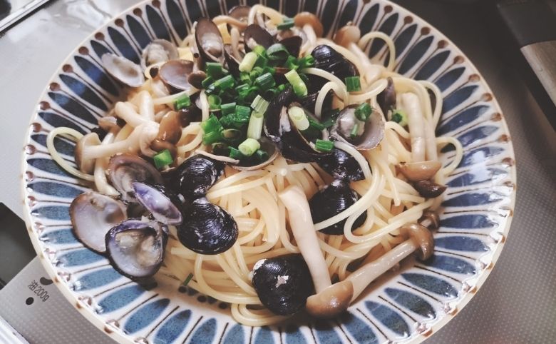 しじみパスタ