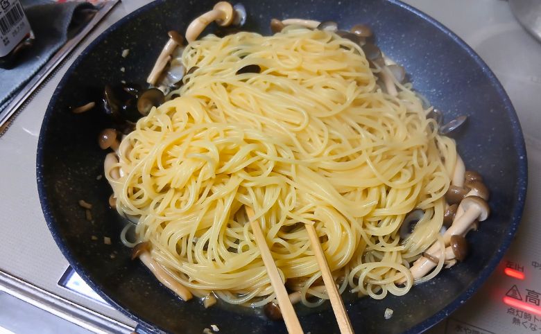 しじみのパスタの作り方