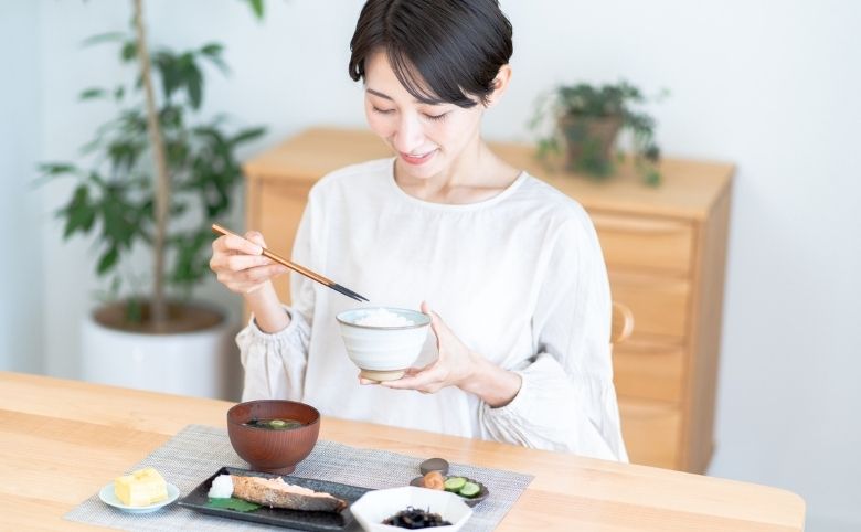 しじみ汁とおかずの相乗効果