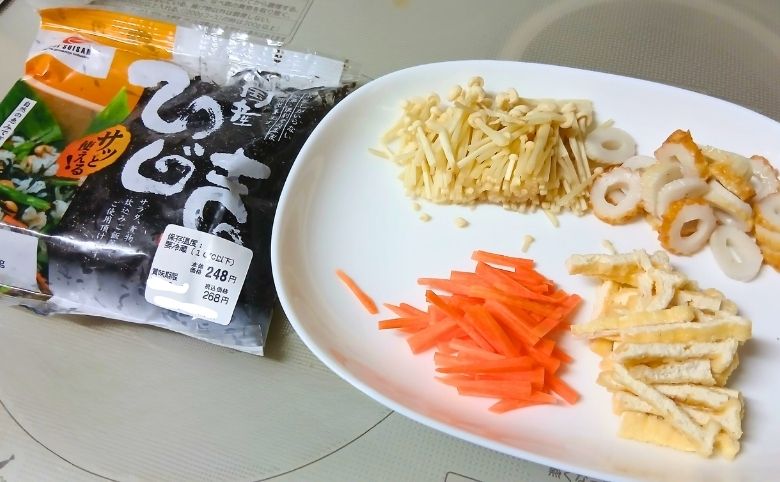 しじみとひじきの煮物レシピ