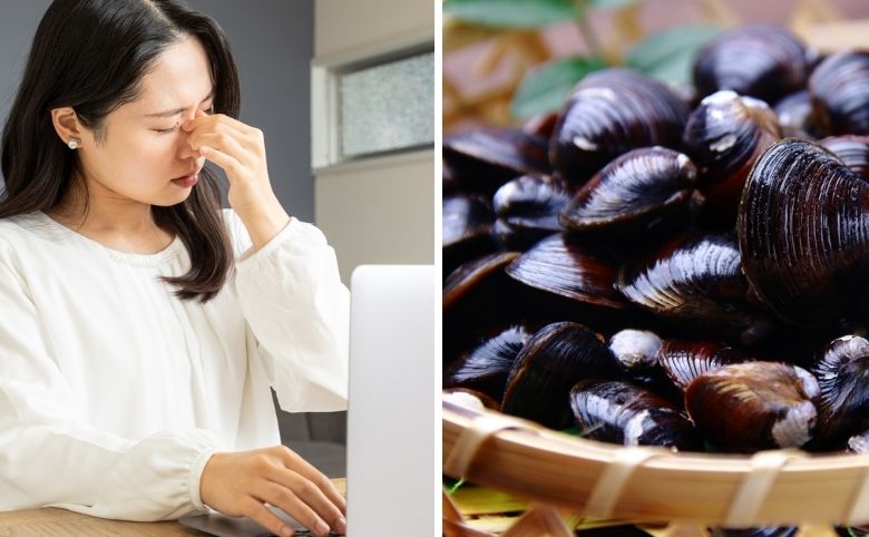 しじみは目にいい？眼精疲労が抜けない原因と肝機能から整える栄養3つ