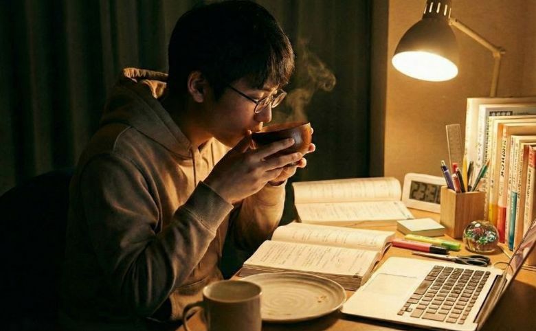 受験生にしじみ茶漬け