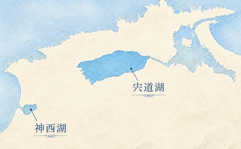 神西湖・宍道湖のしじみを比較