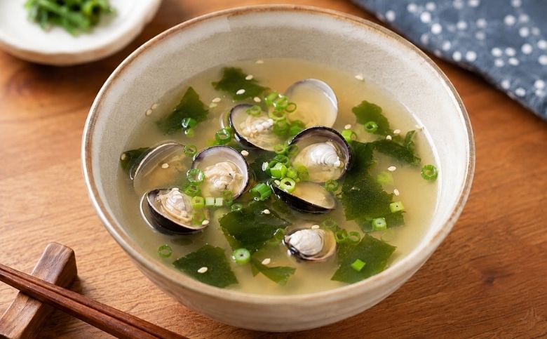 しじみとワカメの中華スープ